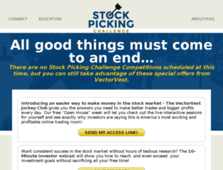 stockpickingchallenge.com screenshot