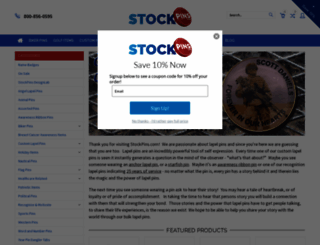 stockpins.com screenshot