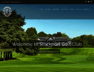 stockportgolf.co.uk screenshot