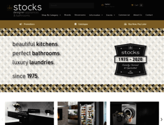stocksappliances.com.au screenshot