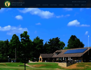 stocksfieldgolfclub.co.uk screenshot