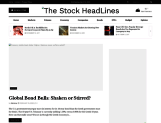 stocksheadlines.com screenshot