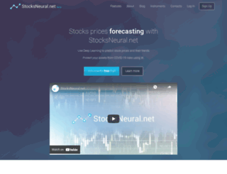 stocksneural.net screenshot