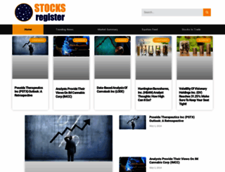 stocksregister.com screenshot