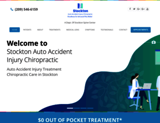 stocktonaccidentinjuryclinic.com screenshot
