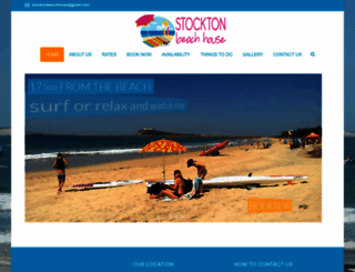stocktonbeachhouse.com.au screenshot