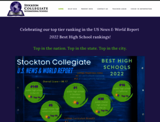 stocktoncollegiate.org screenshot