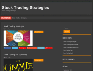 stocktradingstrategiez.com screenshot