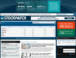 stockwatch.pl screenshot