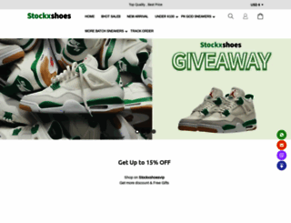 stockxshoes.com screenshot