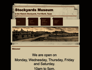 stockyardsmuseum.org screenshot