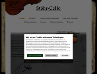 stoehr-cello.de screenshot
