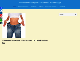 stoffwechselanregentipps.com screenshot