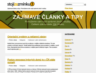 stojizazminku.cz screenshot