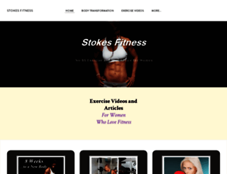 stokesfitness.com screenshot