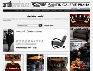 stoly.antikpraha.cz screenshot