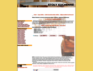 stoly.kuchenne.info screenshot