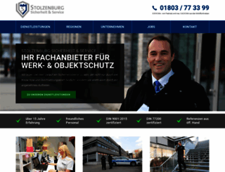 stolzenburg-security.de screenshot