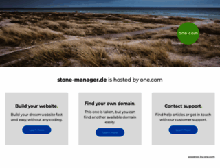 stone-manager.de screenshot
