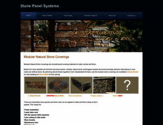 stone-panel-systems.com screenshot