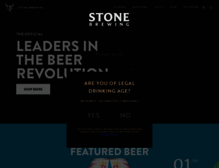 stonebrewing.com screenshot