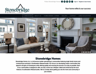 stonebridgehomesinc.com screenshot