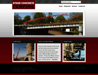 stoneconcretepumping.com screenshot