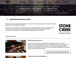 stonecreek-partners.com screenshot