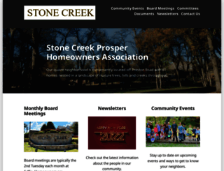 stonecreekhoa.com screenshot