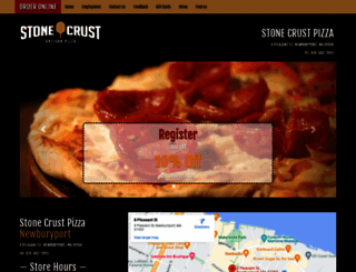 stonecrustpizza.com screenshot