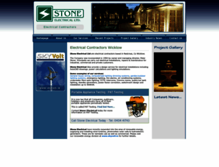 stoneelectrical.ie screenshot