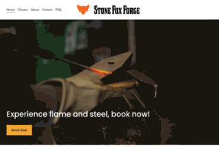 stonefoxforge.com screenshot