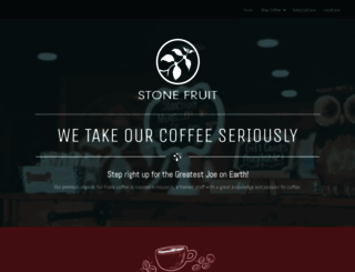 stonefruitcoffee.com screenshot