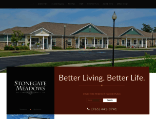 stonegatemeadowsapts.com screenshot