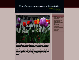 stonehengecondoassociation.com screenshot