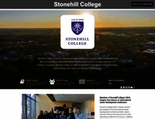 stonehill.meritpages.com screenshot