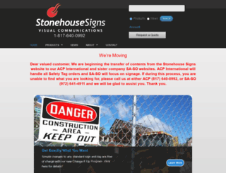 stonehousesigns.com screenshot