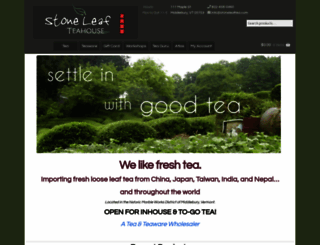 stoneleaftea.com screenshot