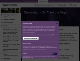 stoneleighchurch.co.uk screenshot