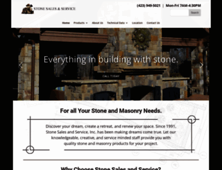 stonesalesandservice.com screenshot