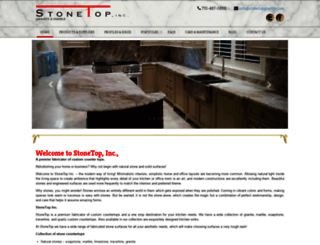 stonetopgranite.com screenshot