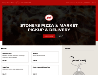 stoneyspizzamarket.com screenshot