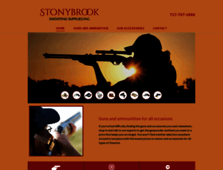stonybrookshootingsupplies.com screenshot