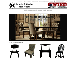 stoolsandchairs.com.au screenshot