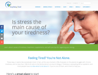stop-being-tired.com screenshot