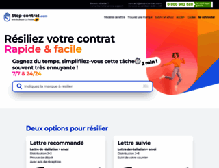 stop-contrat.com screenshot