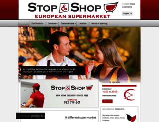 stopandshop.es screenshot