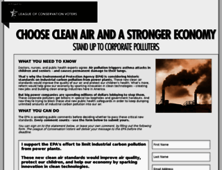 stopbigpolluters.org screenshot