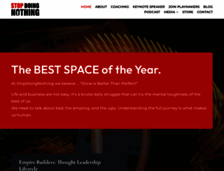 stopdoingnothing.com screenshot