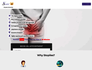 stopiles.in screenshot